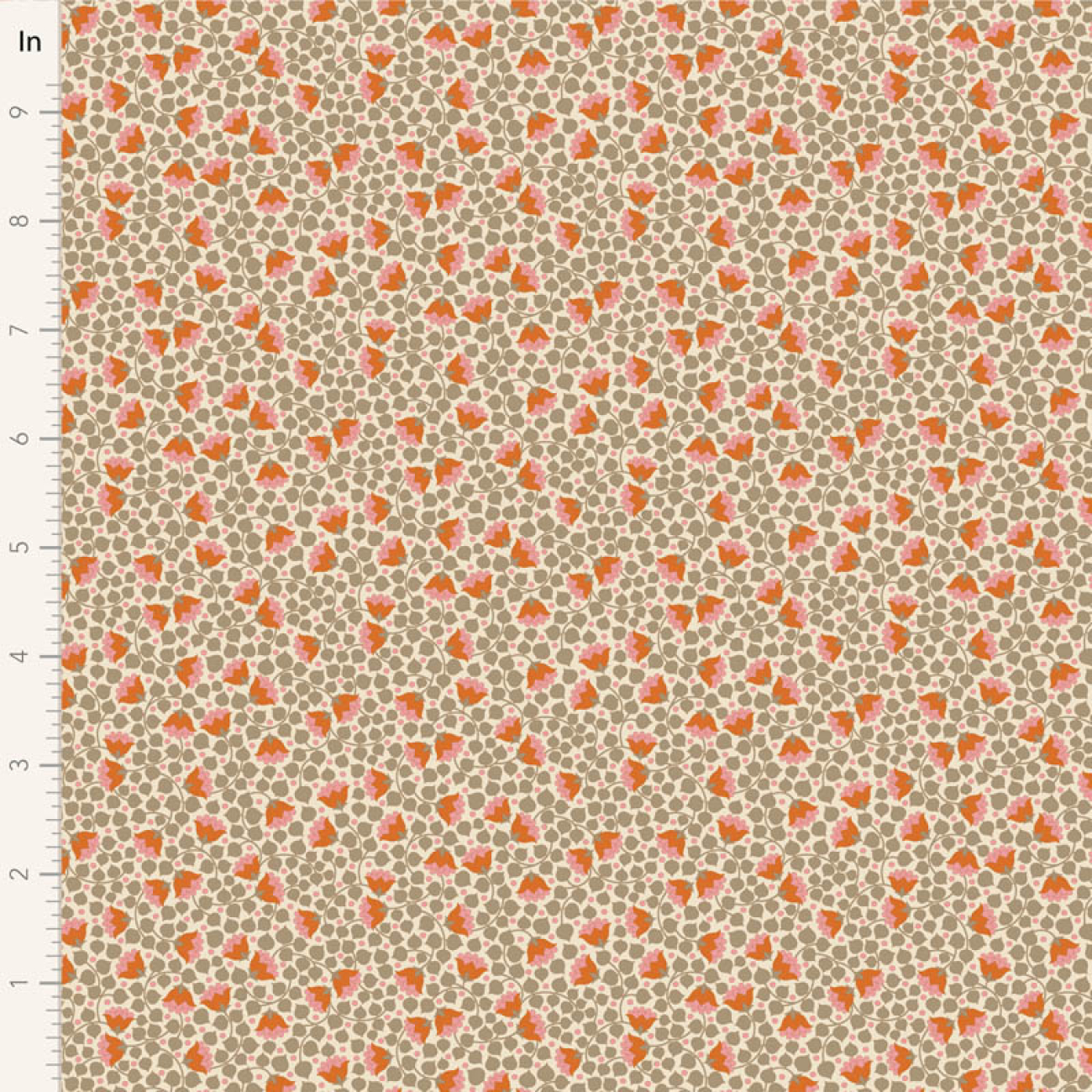 Tilda Patchwork Stoff Baumwolle - Wallflower - Bellflower Sand